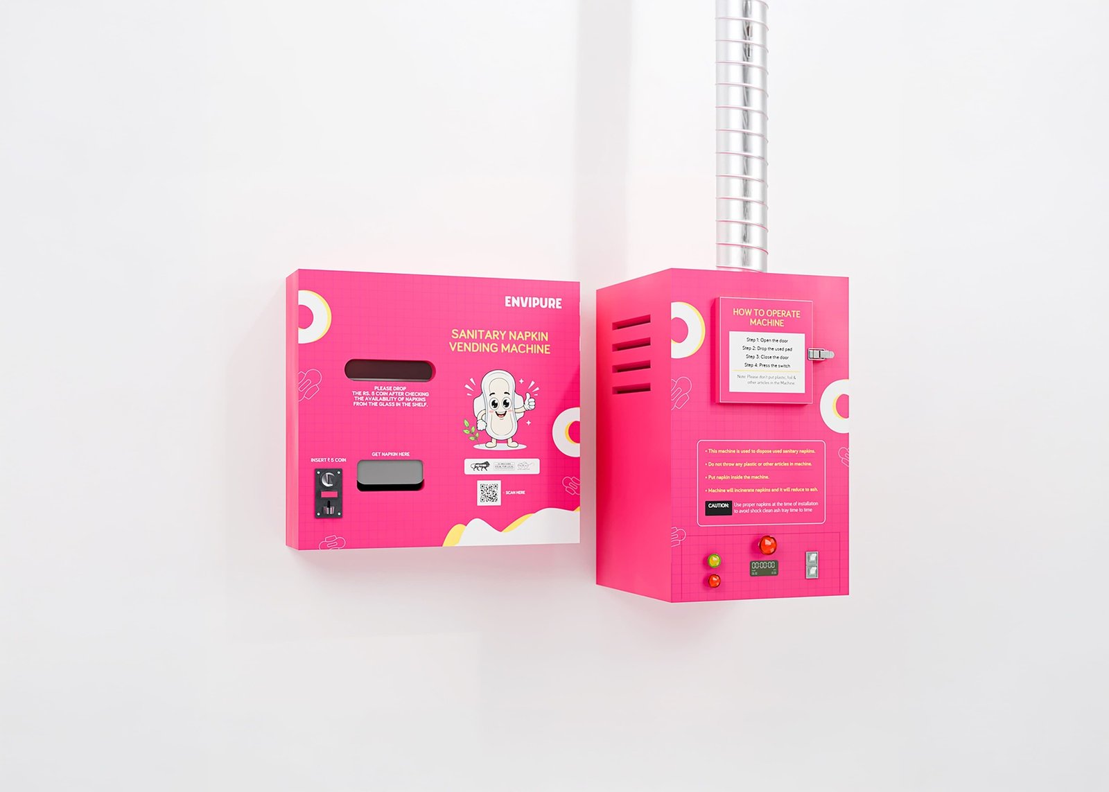 Sanitary Pad Vending / Disposal Machine